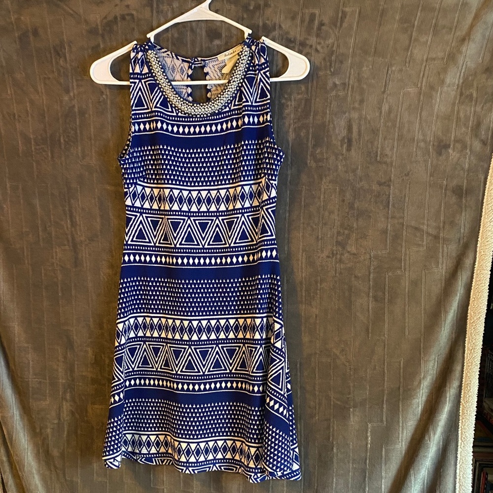 Sleeveless U Neck Dress
